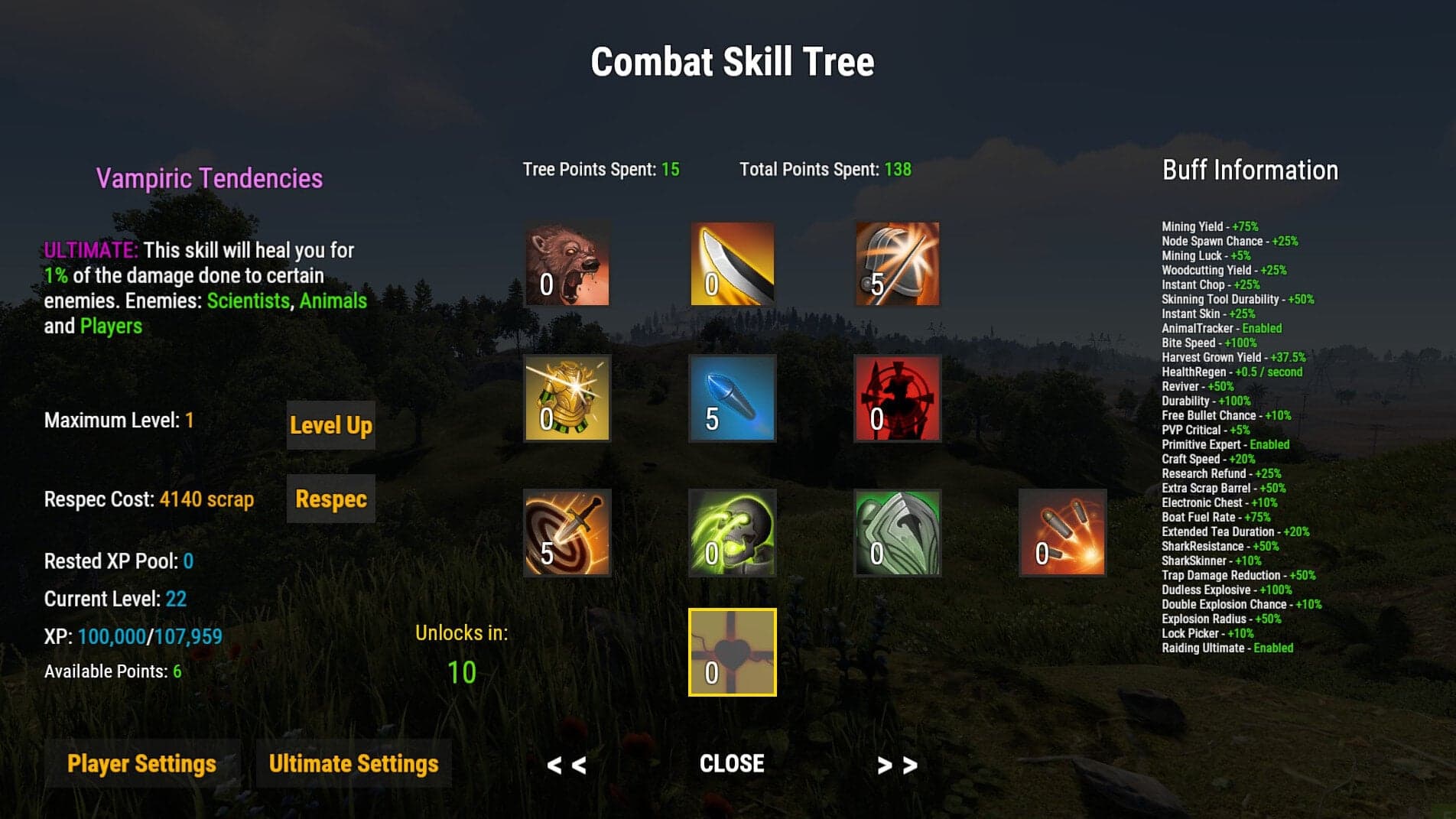 Skill Trees
