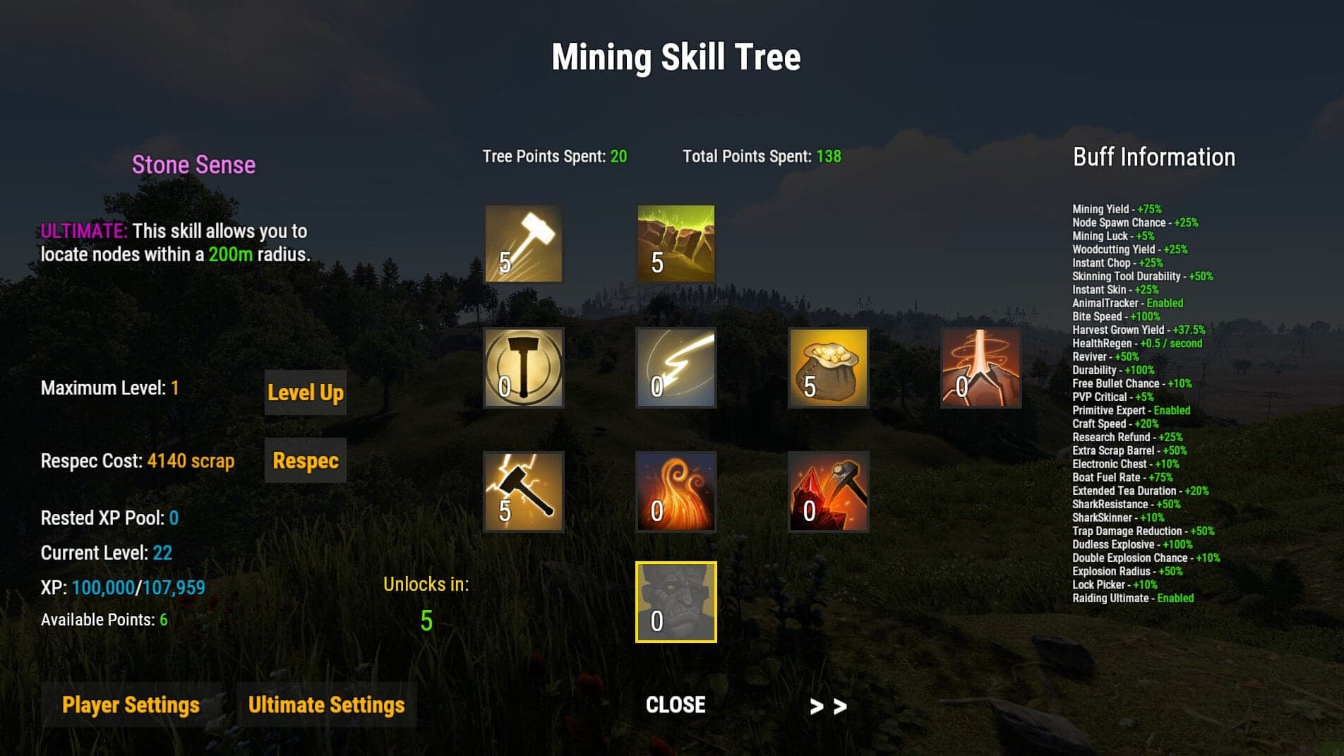 Skill Tree
